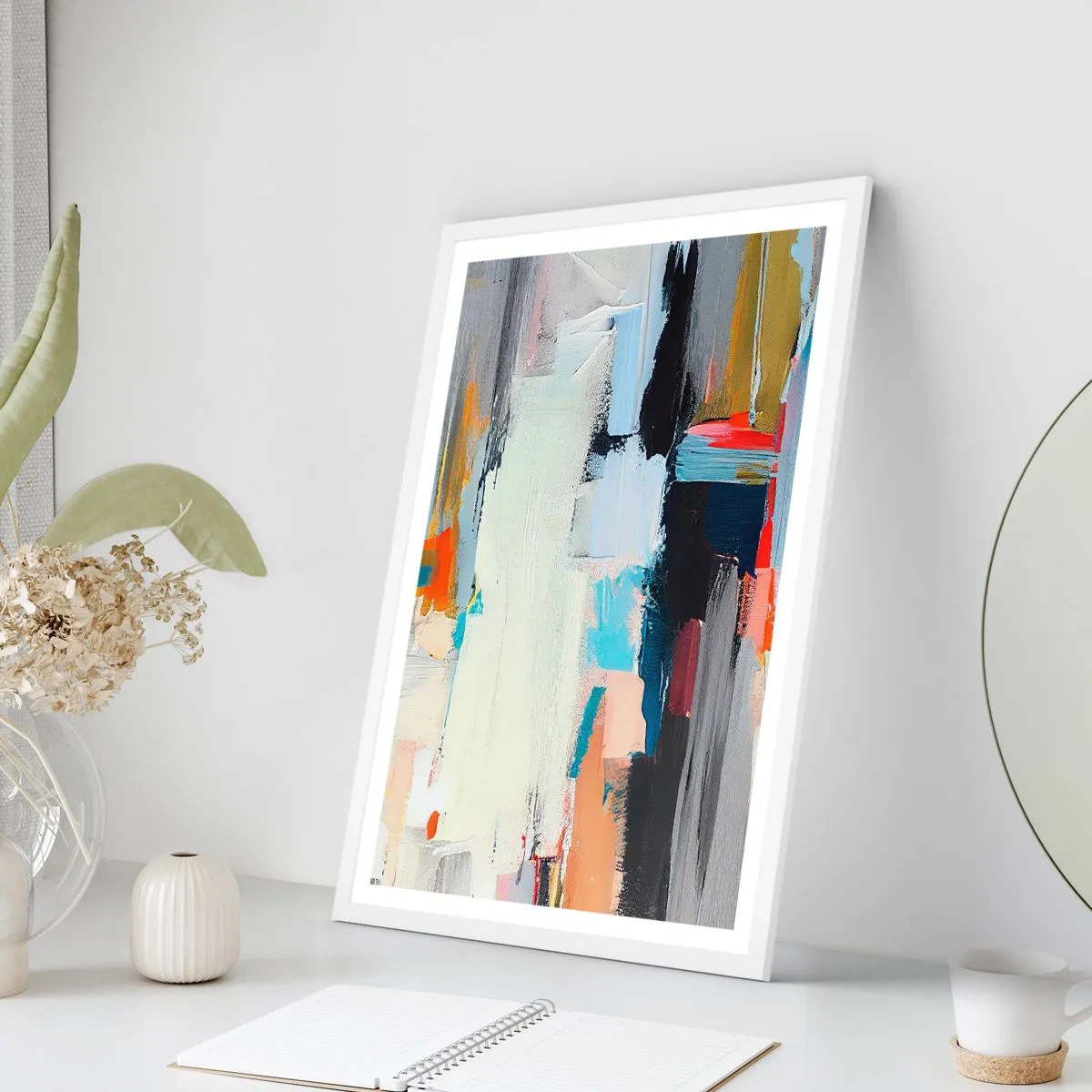 Poster în ramă albă - Există o metodă? - 50x70 cm