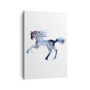 Tablou pe pânză - Și ca și cum pădurea s-ar fi mișcat - 50x70 cm