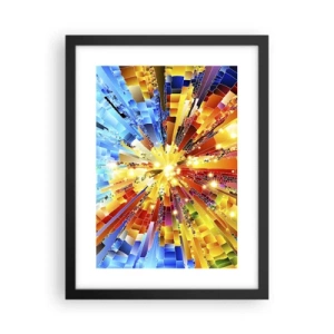 Poster în ramă neagră - In medias res - 30x40 cm