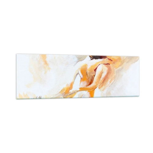Tablou pe sticlă - În cerul proximității - 160x50 cm