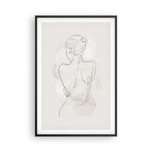 Poster în ramă neagră - Ca un instrument sensibil - 61x91 cm