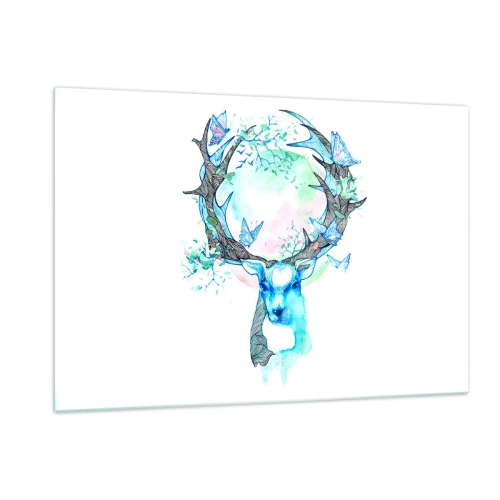 Tablou pe sticlă - Forța și delicatețea naturii - 120x80 cm