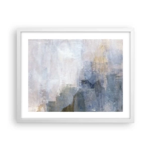 Poster în ramă albă - Tonuri  și acorduri de culoare - 50x40 cm