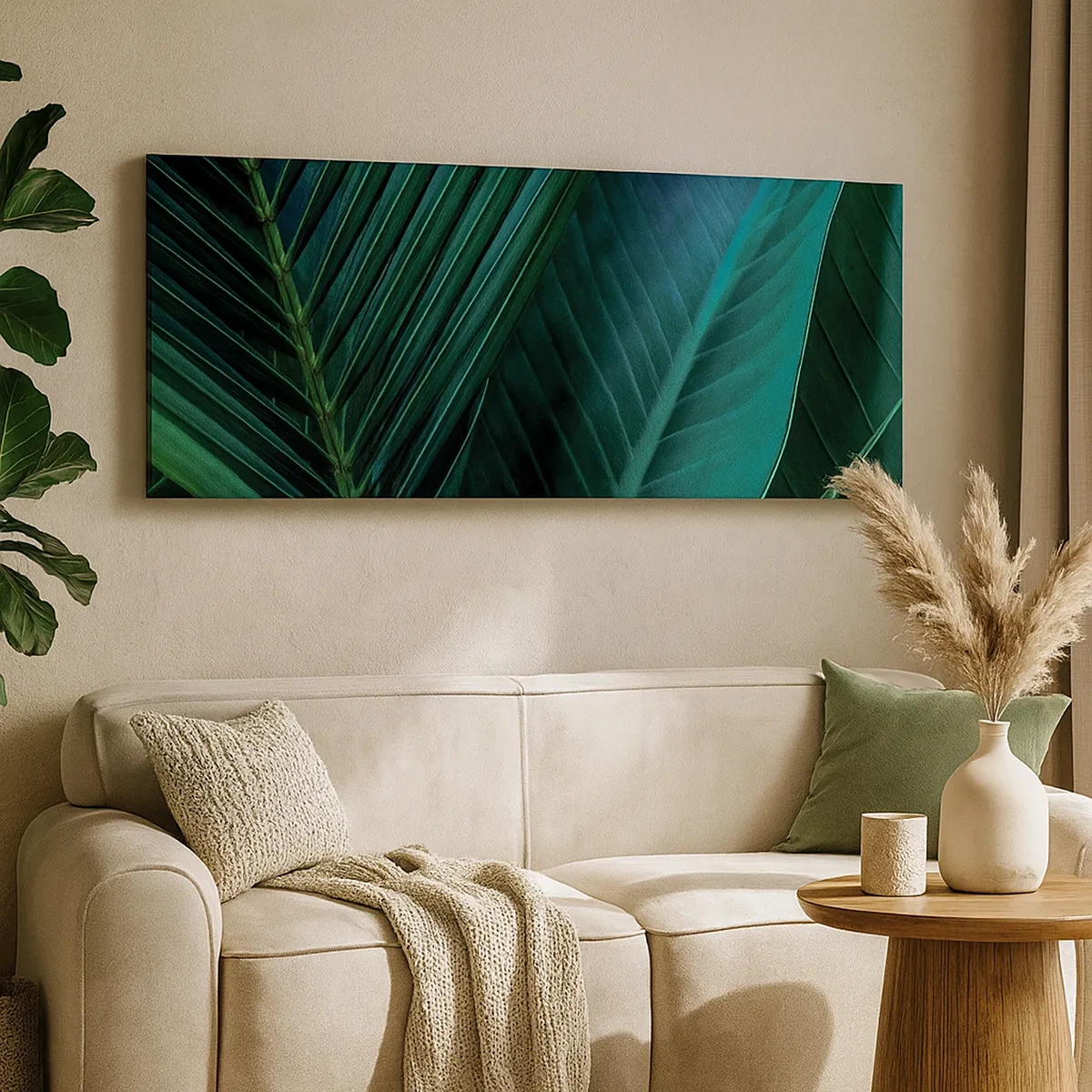 Tablou pe pânză - Anatomia verdelui - 30x30 cm