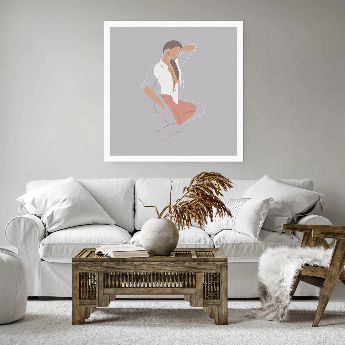 Poster - Schiță de farmec - 60x60 cm