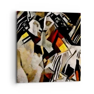 Tablou pe pânză - Sărut statuar - 70x70 cm