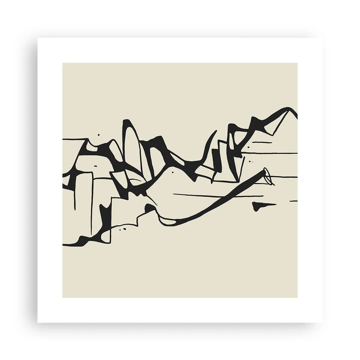 Poster - Poate că peisajul - 40x40 cm