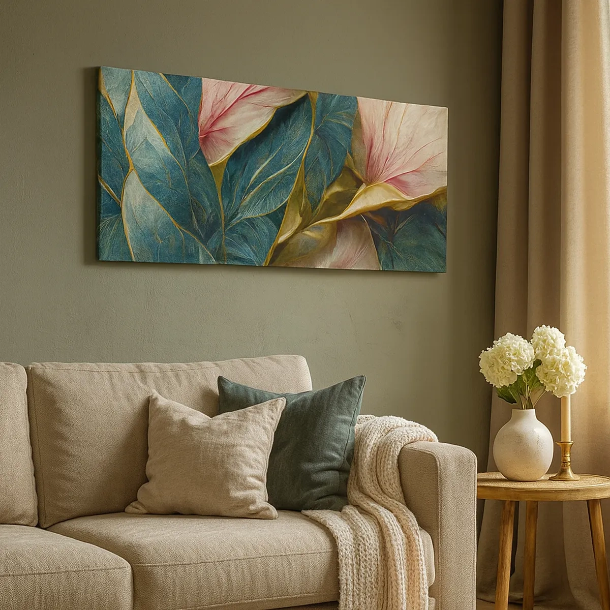 Tablou pe pânză - Eleganța naturală și stil - 30x30 cm