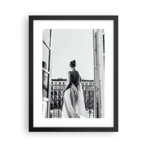Poster în ramă neagră - Trezirea simțurilor - 30x40 cm
