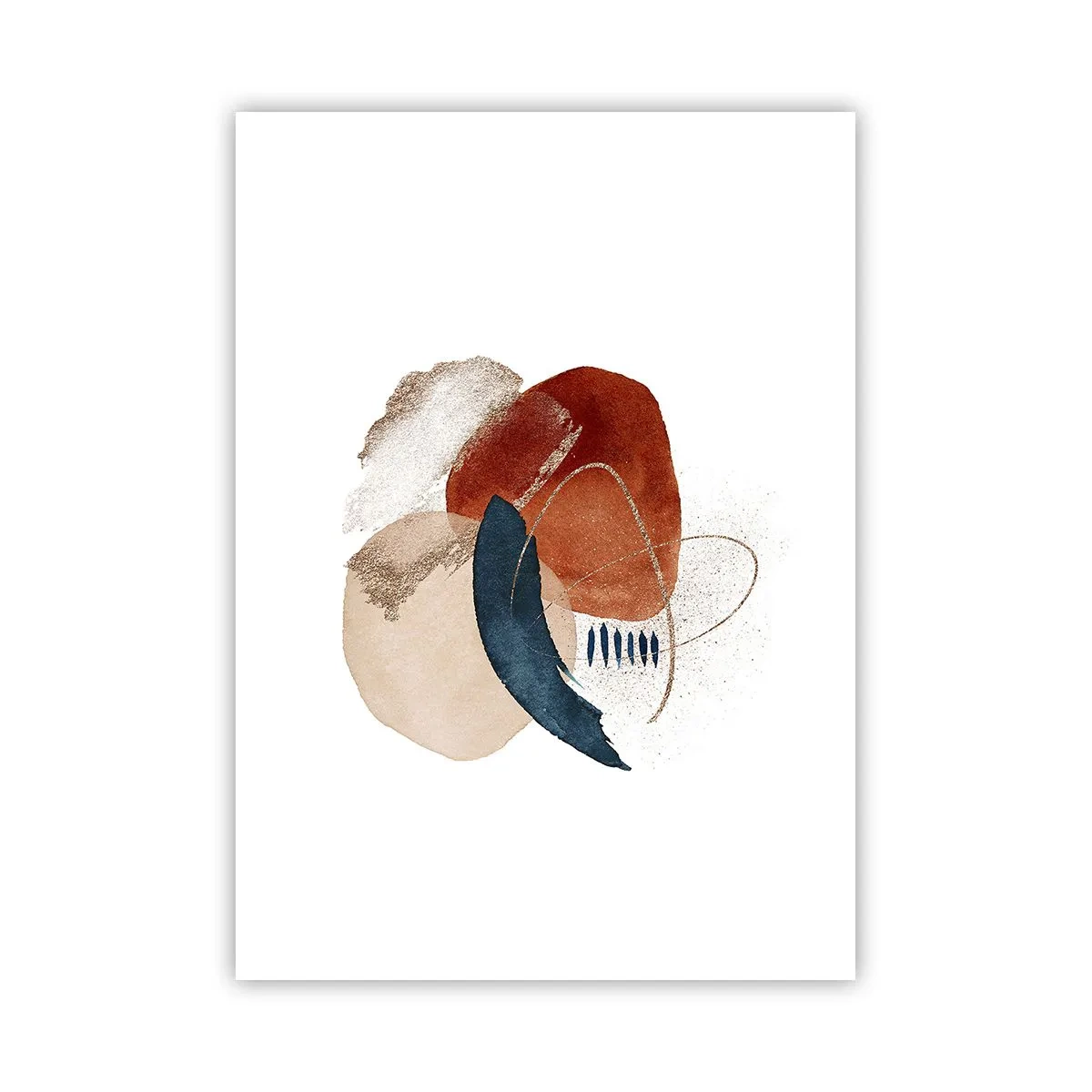 Poster - Compoziție ovală - 50x70 cm