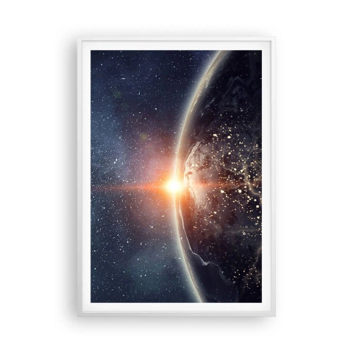 Poster în ramă albă - Într-o nouă perspectivă - 70x100 cm