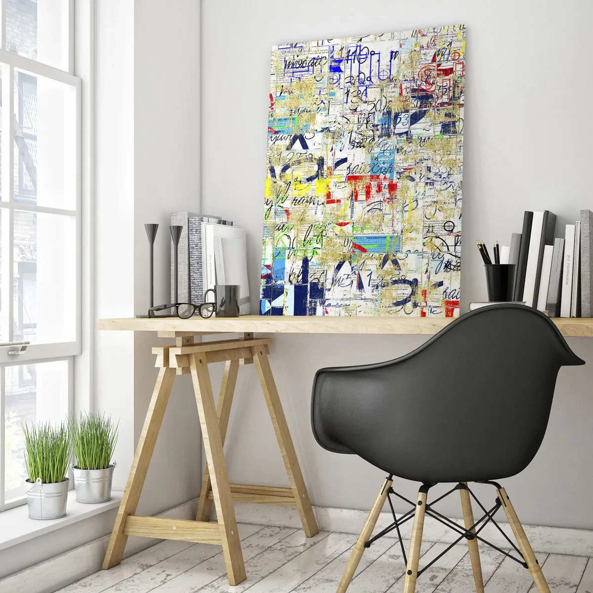 Tablou pe sticlă - Pur și simplu plăcut pentru ochi - 50x70 cm