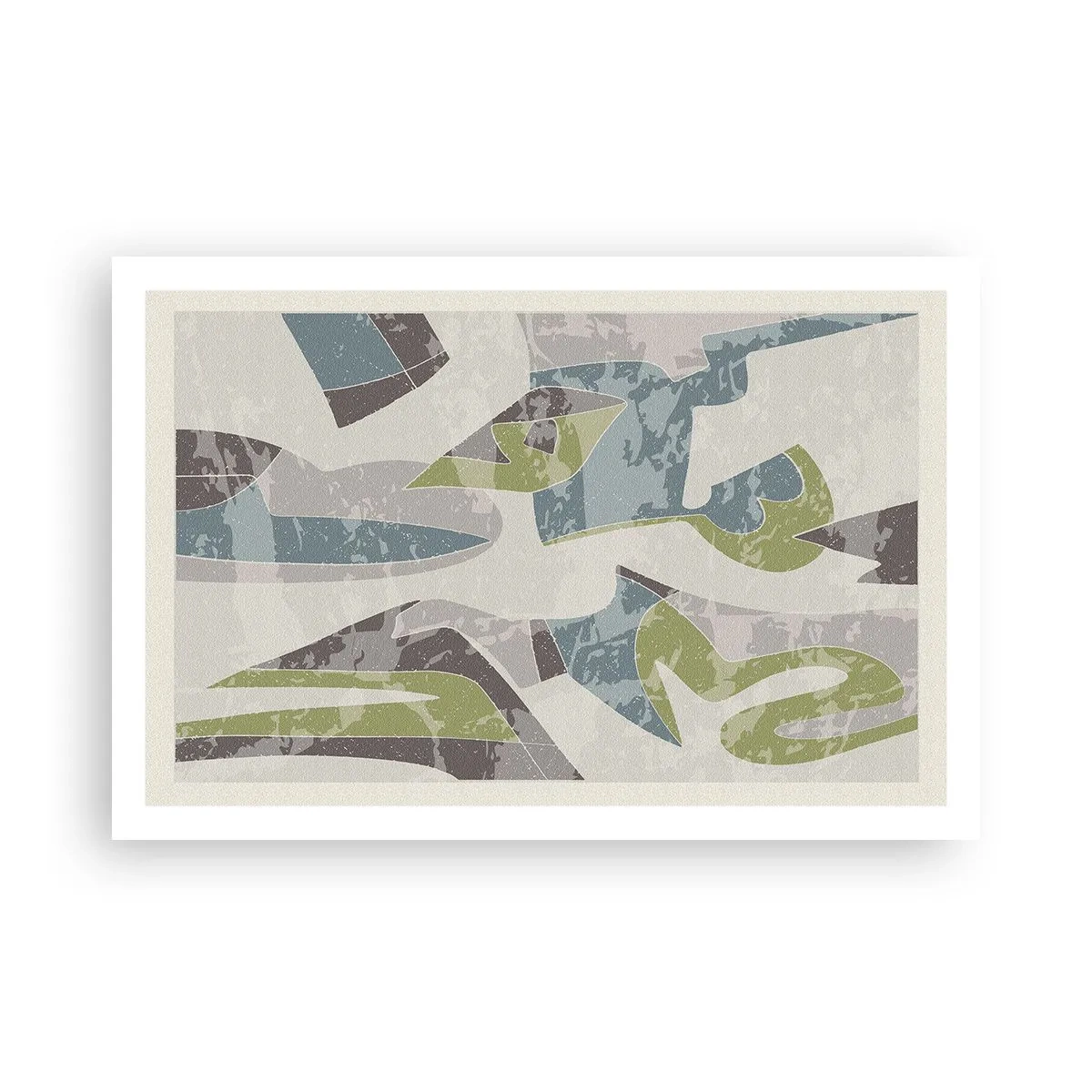 Poster - Compoziție din spatele geamului - 91x61 cm