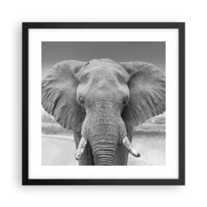 Poster în ramă neagră - Bun venit în lumea mea - 40x40 cm