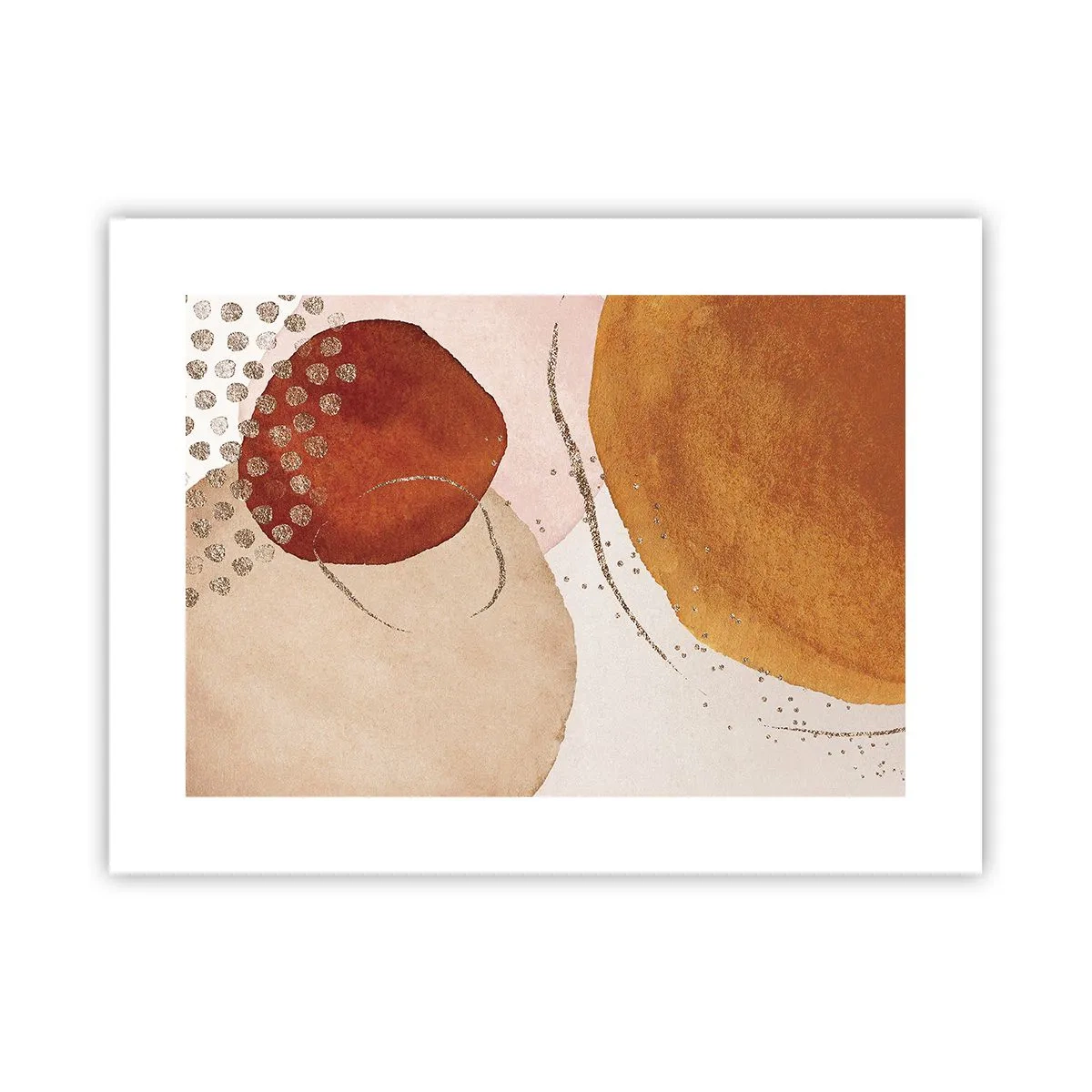 Poster - Rotunjime și mișcare - 40x30 cm