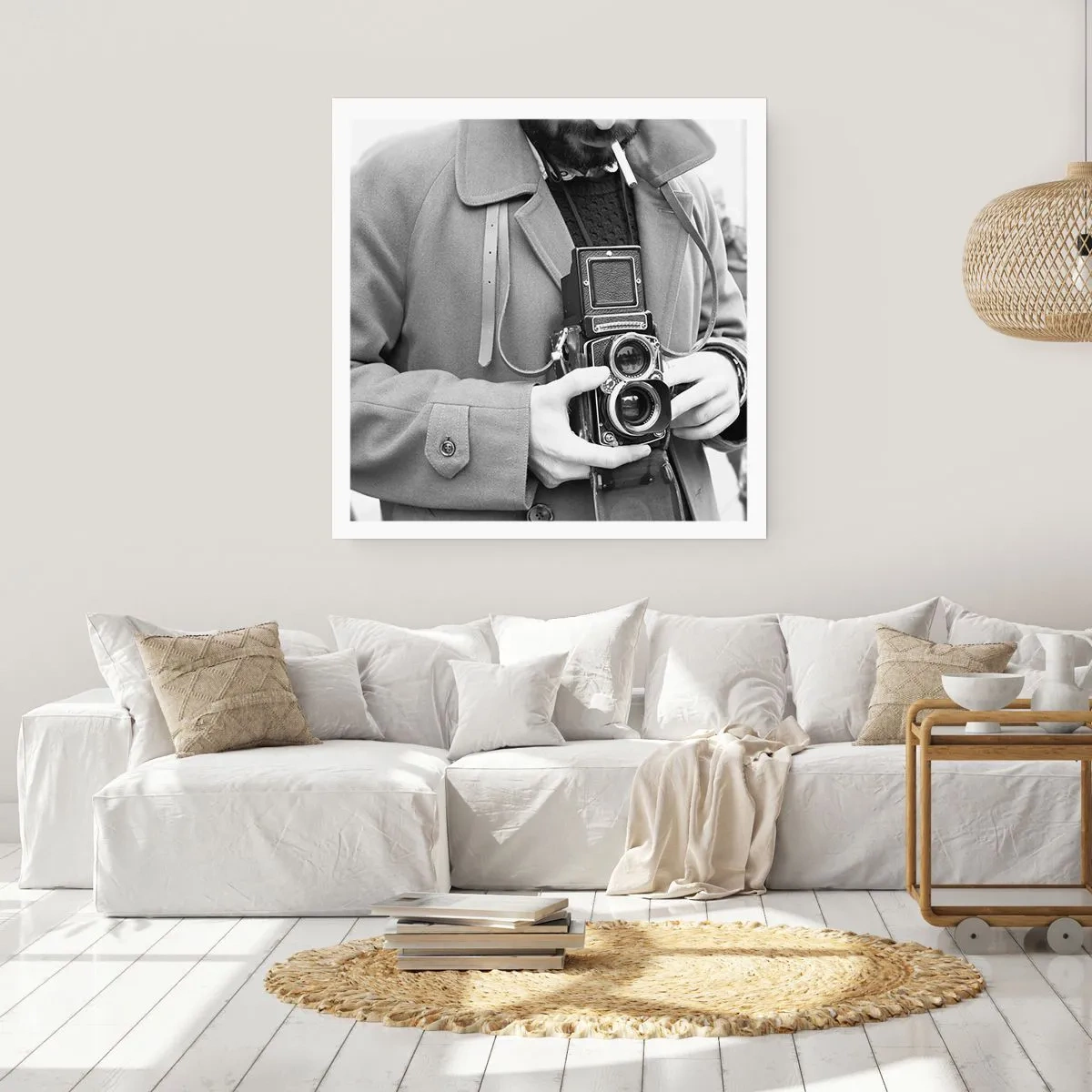 Poster - În stilul retro - 40x40 cm