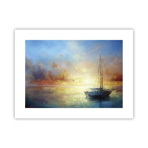 Poster - Într-un golf de aur - 40x30 cm