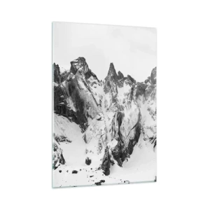 Tablou pe sticlă - Amenințarea crestei de granit - 50x70 cm