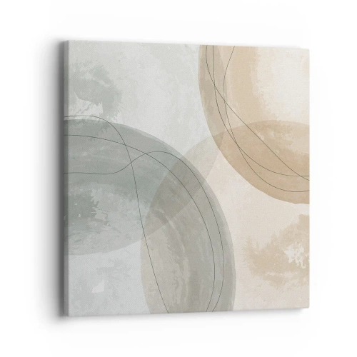 Tablou pe pânză - Întrepătrunderea lumilor - 40x40 cm