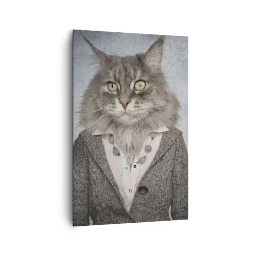 Tablou pe pânză - Blănurile sunt din nou la modă - 80x120 cm