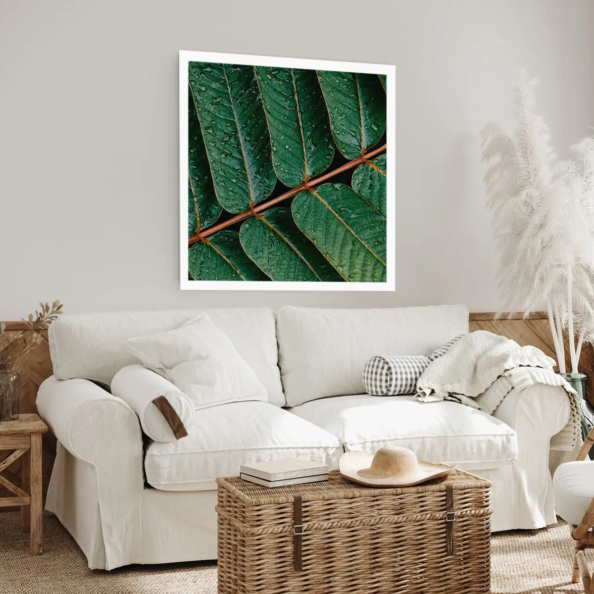 Poster - Într-un ritm verde - 50x50 cm