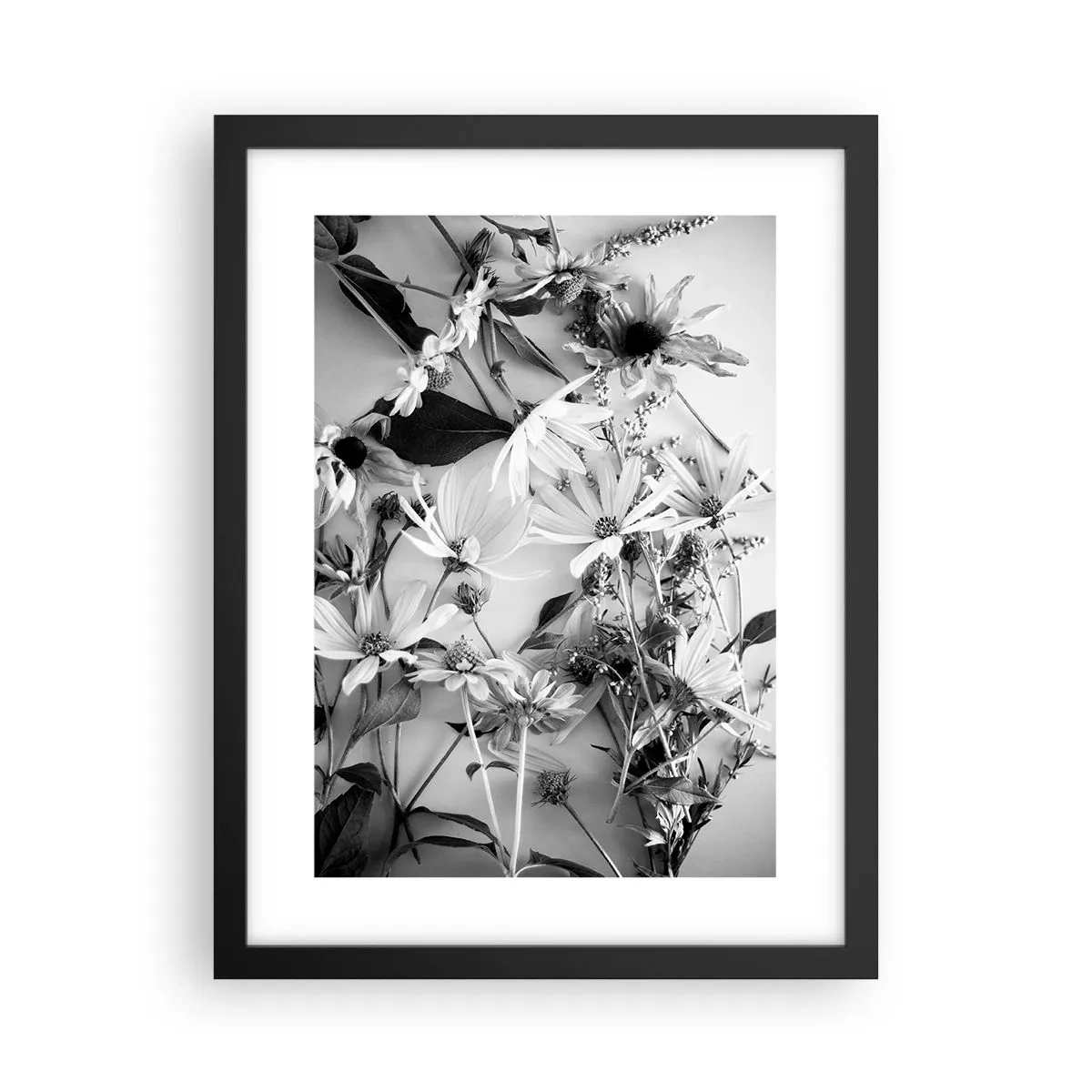 Poster în ramă neagră - Un altfel de buchet - 30x40 cm