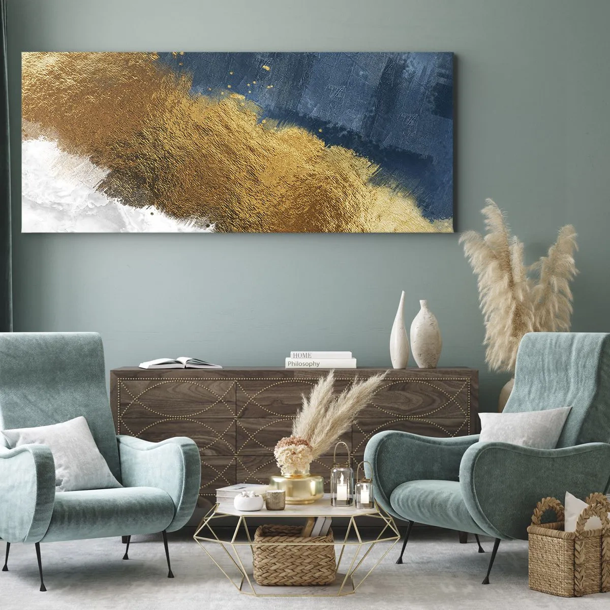Tablou pe pânză - Culorile verii - 100x40 cm
