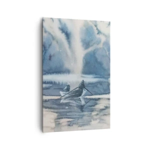 Tablou pe pânză - Pescarii în paradisul lor - 80x120 cm