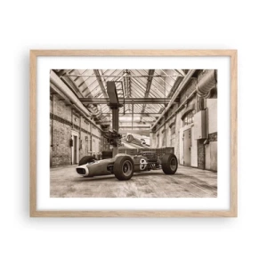 Poster în ramă de stejar deschis - Odihna învingătorului - 50x40 cm