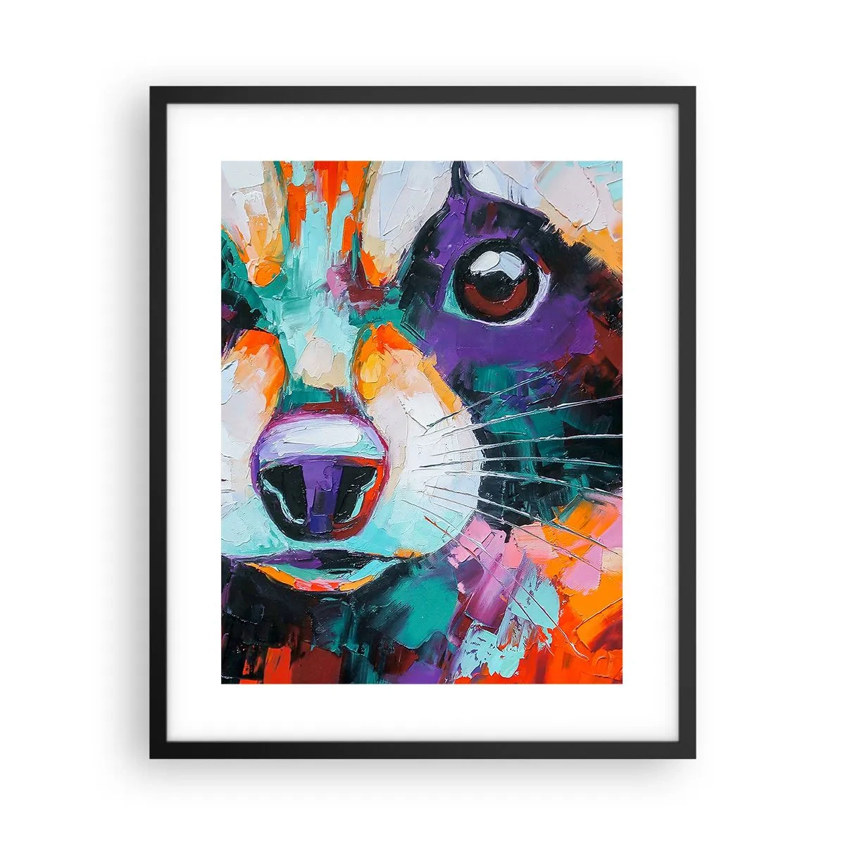 Poster în ramă neagră - Doar emoții bune - 40x50 cm
