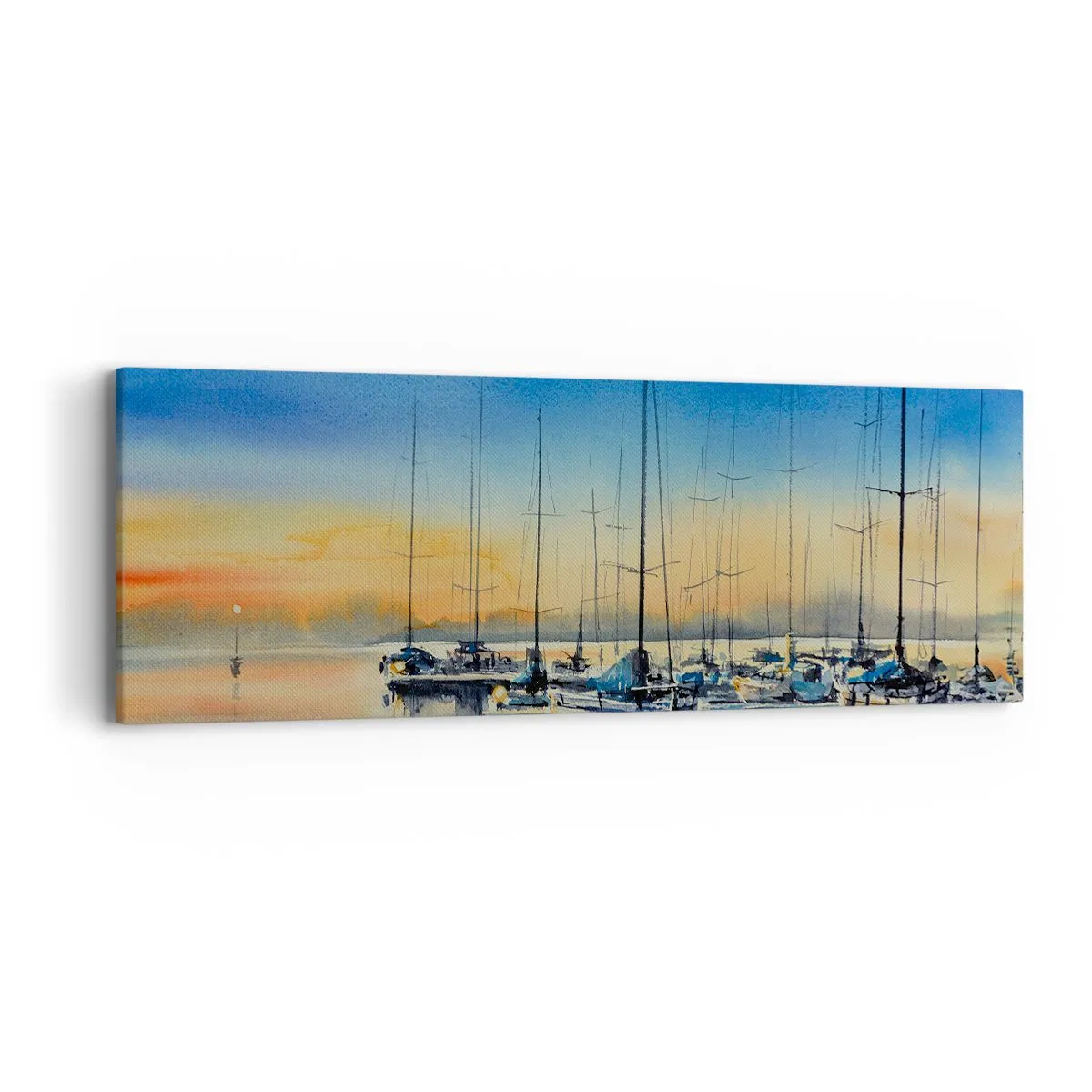 Tablou pe pânză - Sfârșitul unei zile bune - 90x30 cm