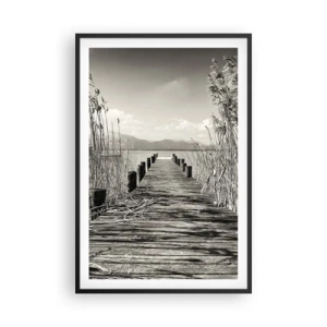 Poster în ramă neagră - În intimitatea ierburilor - 61x91 cm