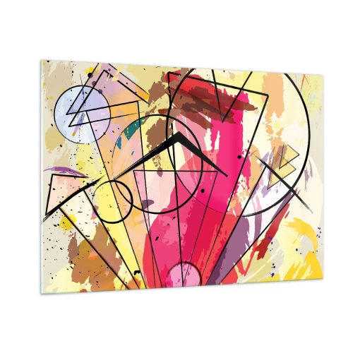 Tablou pe sticlă - Explozie - 100x70 cm
