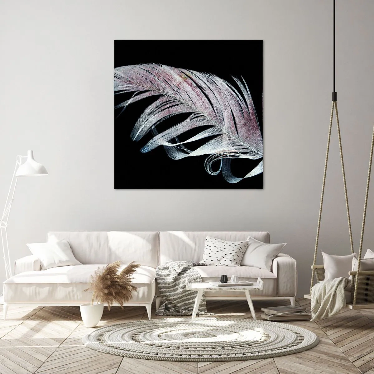 Tablou pe pânză - Gândește-te la atingere - 60x60 cm