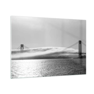 Tablou pe sticlă - Să trecem prin Golden Gate - 100x70 cm