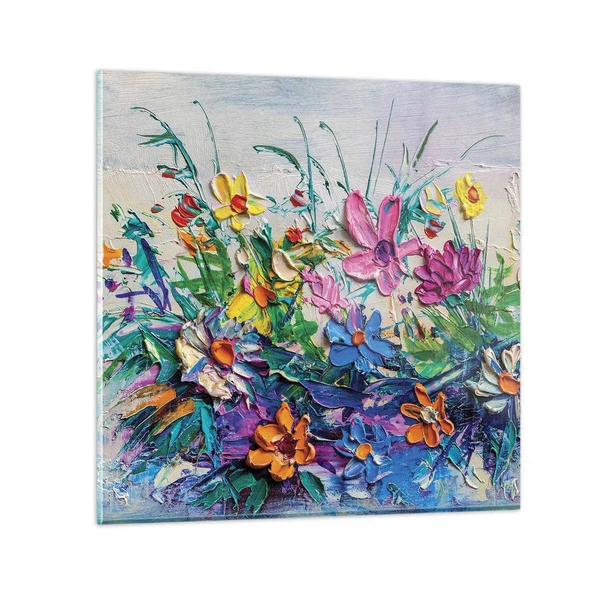 Tablou pe sticlă - Nu este deloc o natură moartă - 30x30 cm