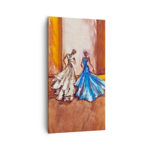 Tablou pe pânză - Duetul fermecător - 55x100 cm