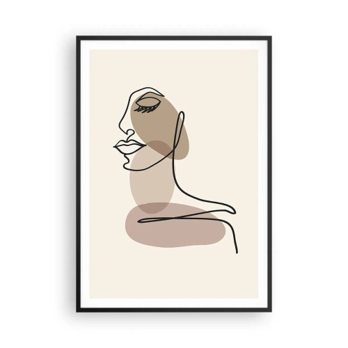 Poster în ramă neagră - Ascultându-se pe sine - 70x100 cm