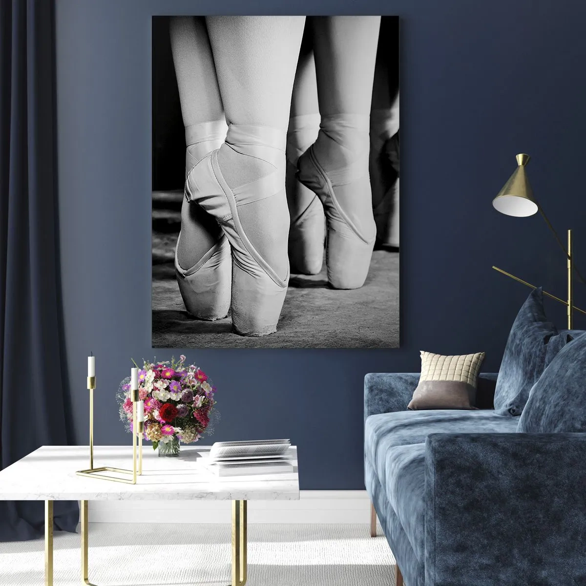 Tablou pe sticlă - Împreună, elegant - 50x70 cm