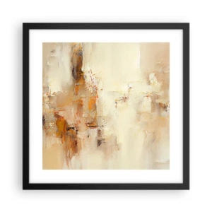 Poster în ramă neagră - Sufletul de chihlimbar - 40x40 cm