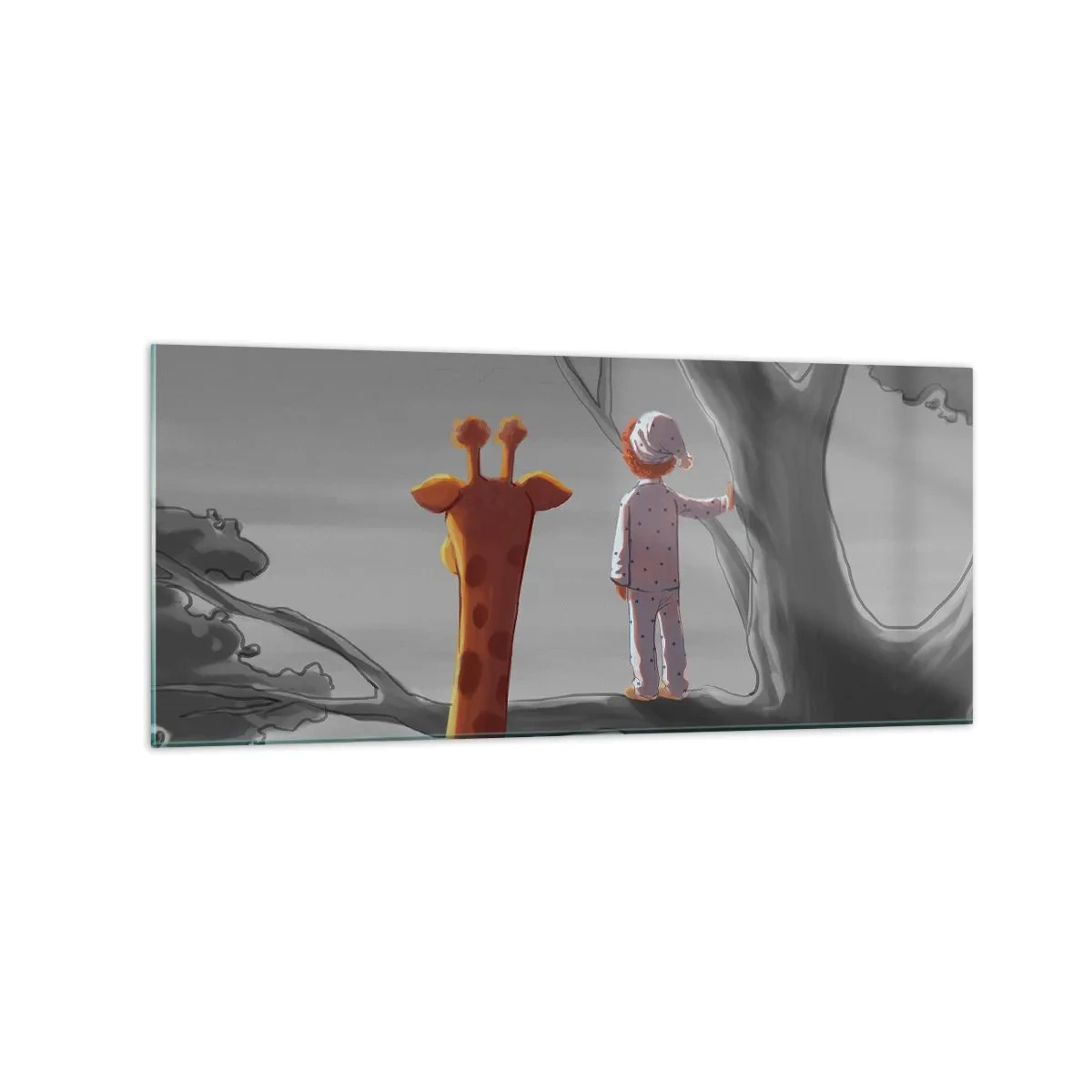 Tablou pe sticlă - Acest lucru se întâmplă cu adevărat - 120x50 cm