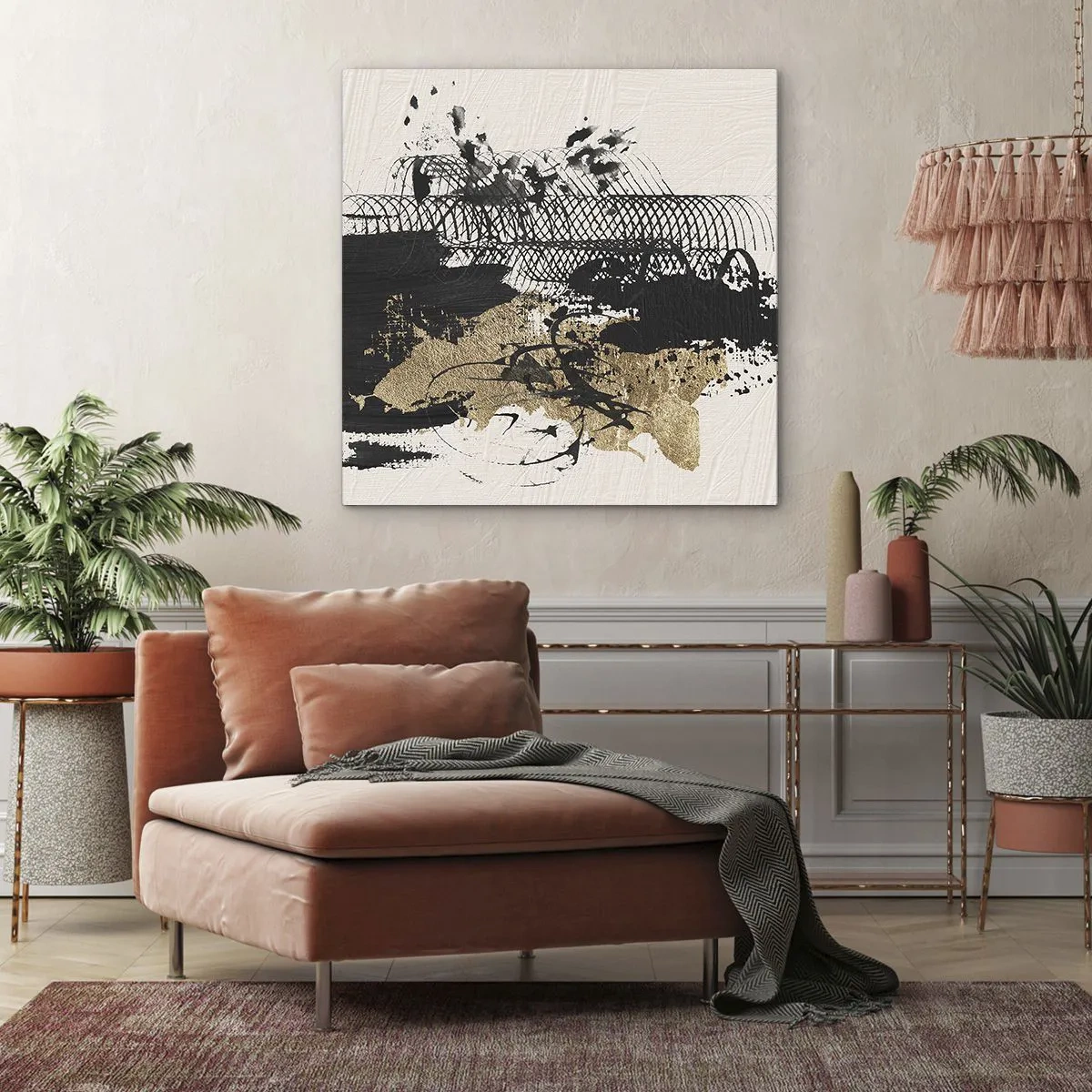 Tablou pe pânză - Compoziție cu pasiune - 60x60 cm