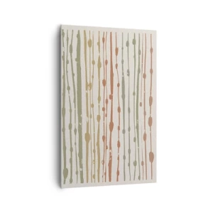 Tablou pe pânză - Notația culorilor muzicale - 80x120 cm