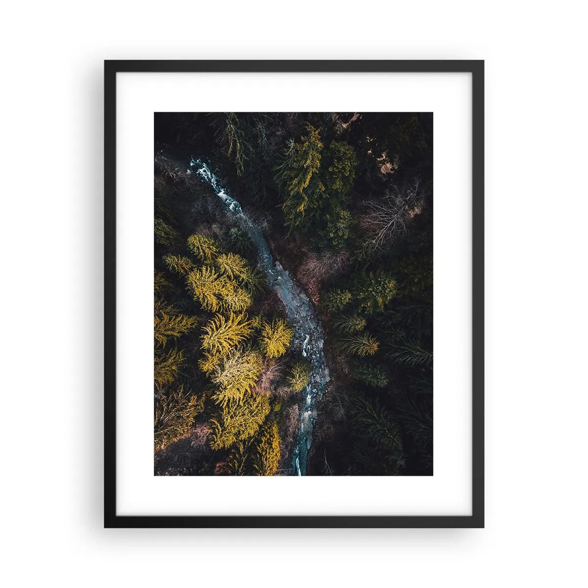 Poster în ramă neagră - Rapid și mai rapid - 40x50 cm