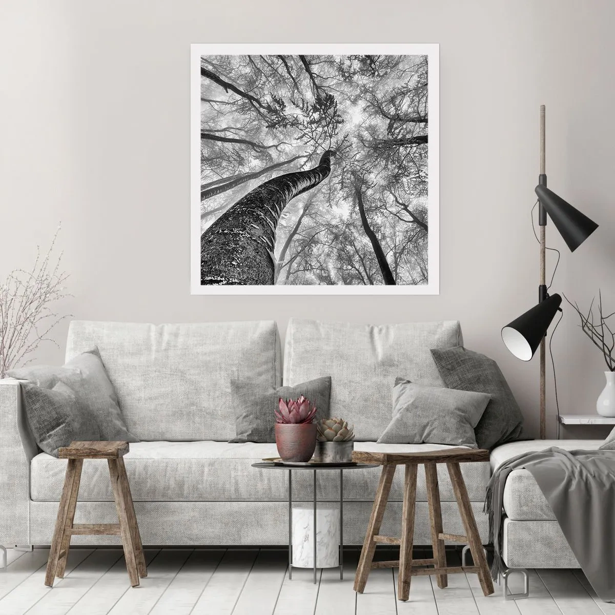 Poster - Cursa spre lumină - 40x40 cm