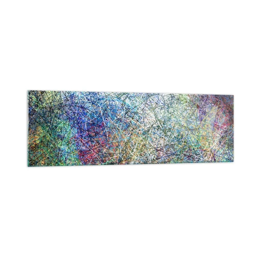 Tablou pe sticlă - Nu este atât de simplu - 160x50 cm