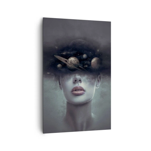 Tablou pe pânză - Și planetele o iau razna... - 80x120 cm