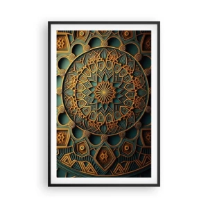 Poster în ramă neagră - În stil arabic - 61x91 cm