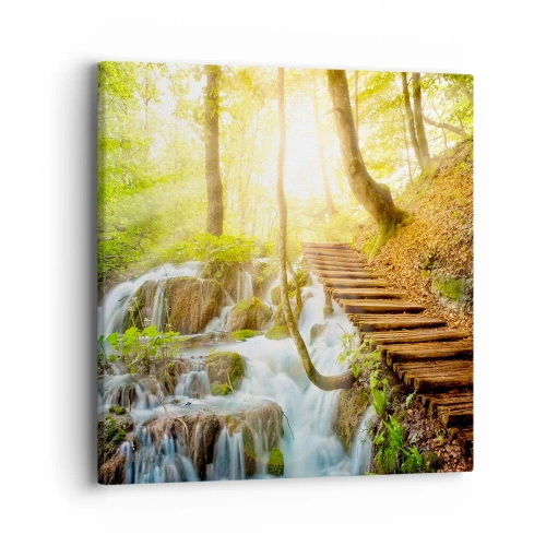 Tablou pe pânză - Răcirea dorită - 40x40 cm