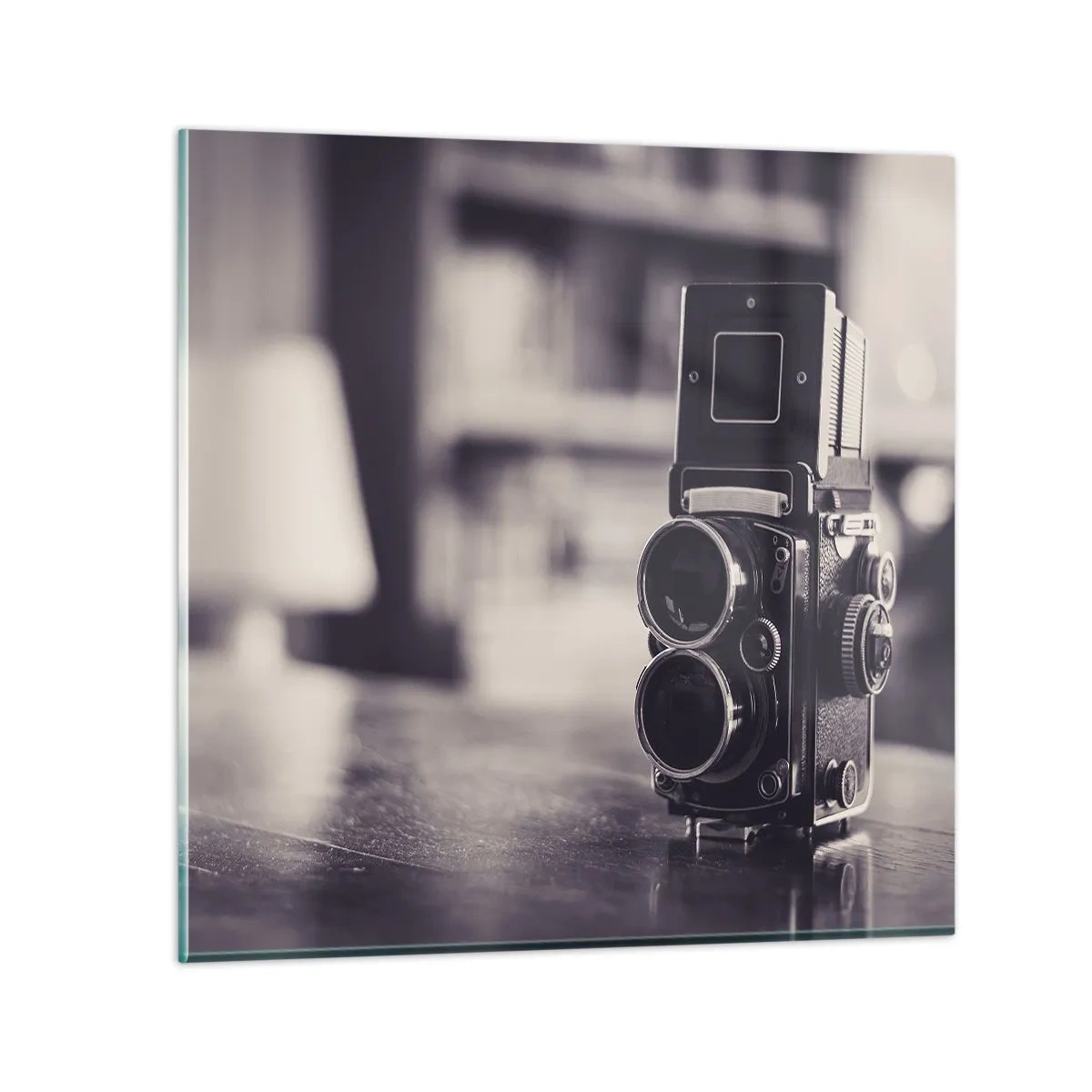 Tablou pe sticlă - Magia fotografiei vechi - 50x50 cm
